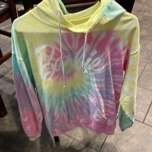 Cotton tyedye barbie hoodie